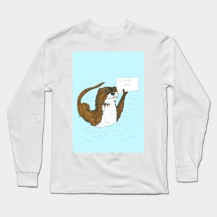 I Miss You Otter Long Sleeve T-Shirt